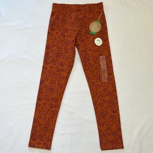 Girls Capri Leggings Flower Print Size 6/7
